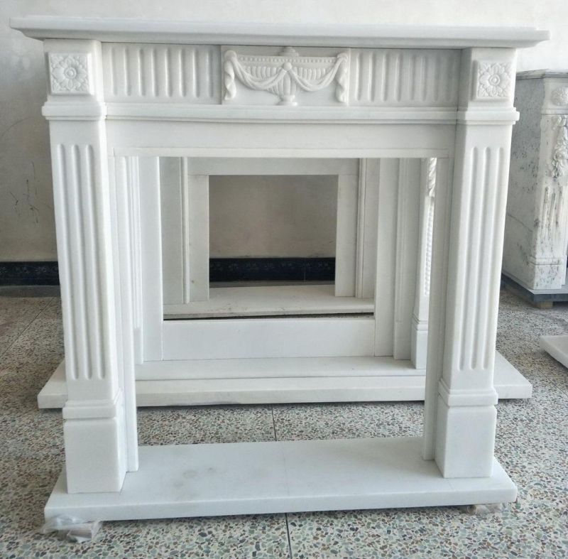 Simple Granite Stone Carving Home Decoration Sculpture Statue Heater Marble Fireplace