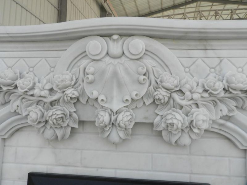 Cheap Indoor Marble Fireplace Mantel Decorative Electric Fireplace Mantel Fireplace