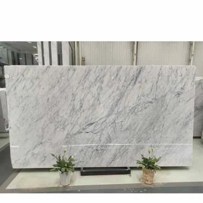 Best Quality Natural Stone Marble Slabs Carrara White Marble Slab Hotel Bathroom Countertops