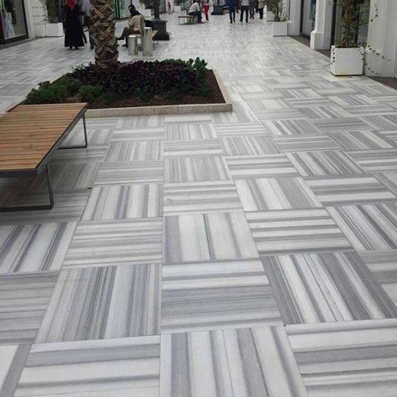 Marmara Equador and Marmara White Marble Slab