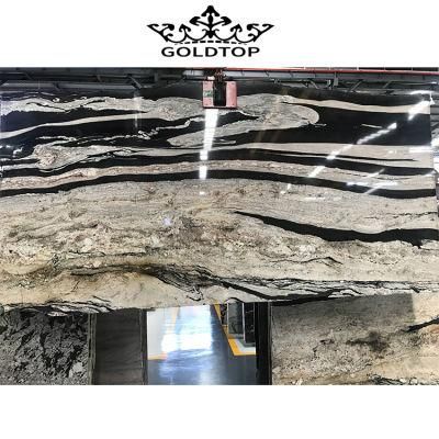 Top Quality Polished 18mm White Veins Black Marble for Wall/Floor Tiles Countertop/Vanity Top/Worktops