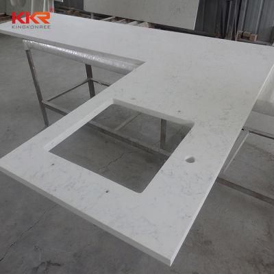 Cut-to-Size Solid Surface/ Quartz Stone Bathroom Vanity Top 0507