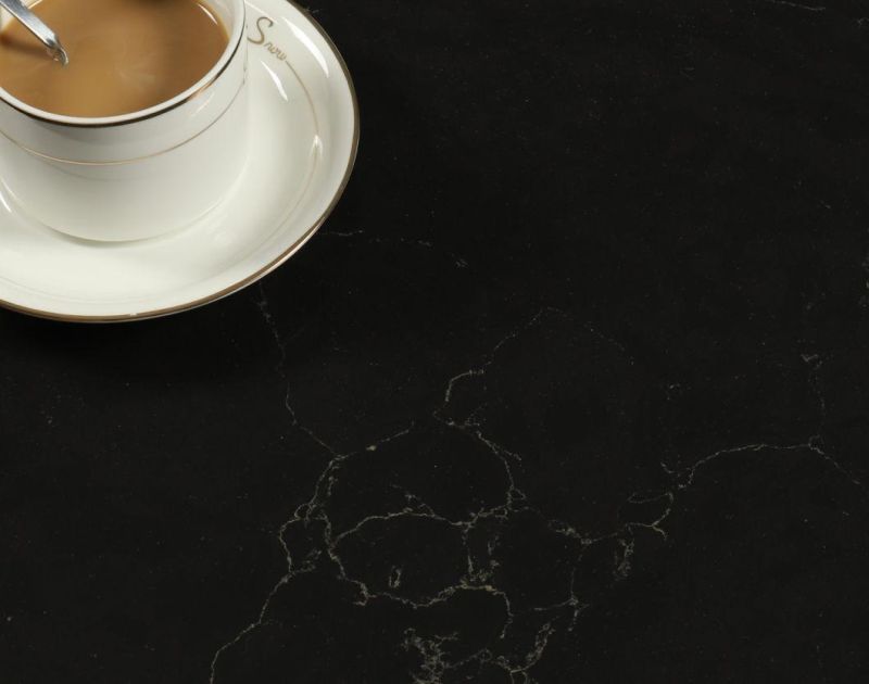 Marble Look Quartz Stone Restaurant Table