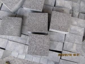 Chinese Granite G684 Cobble Stone with Bushhammered for Paving