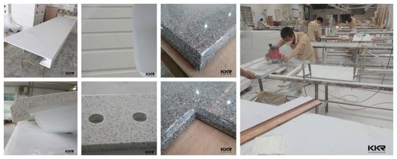 Wholesale Project Custom Artificial Stone Countertop for Kitchen and Bathroom