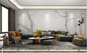 Sintered Stone Background Marble Indoor Wall Bathroom Sinks Decoration, Countertop Slab Polished
