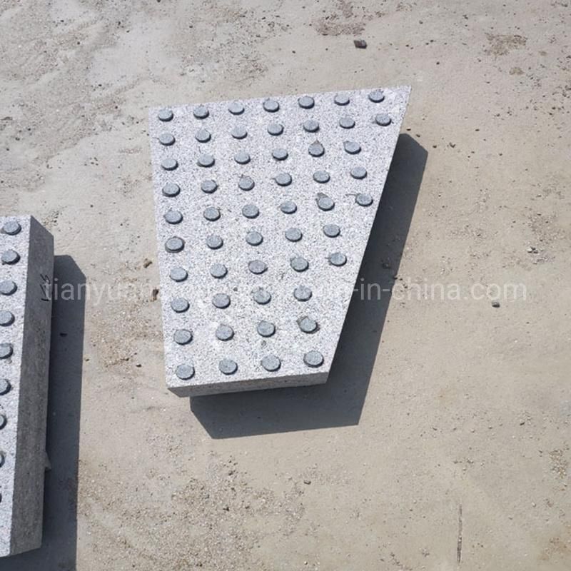 G684 Side Walk Black Basalt Tactile Paving Tile, Blind Paving Tile, Blind Paving Stone