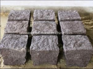 Red Natural Granite Pavement Stone/Cobblestones