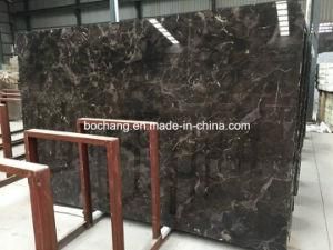 Polished Newly Domestic Dark Emperador Marble Slab