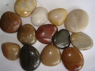 Mixed Colorful Pebble Garden Cobble Stone for Landscaping Paving