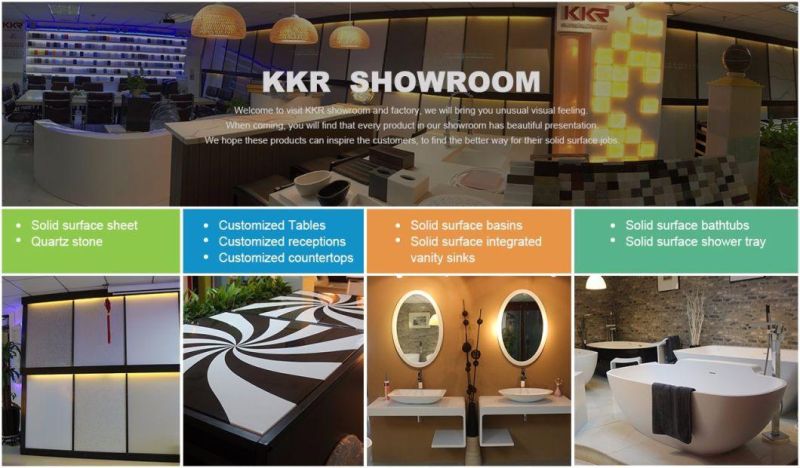 Building Material Acrylic Solid Surface Stone Sheet for Wall Tile Countertop Table Top