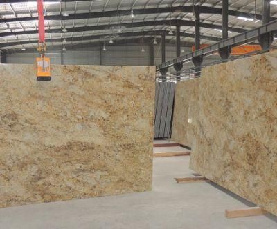 Colonial Gold Granite Slab for Kitchen Countertop