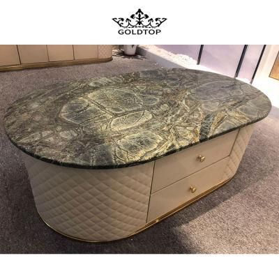 Natural Stone Polished/ Honed Surface Bathroom/Kitchen /Living Room Countertop Persian Green Marble for Home