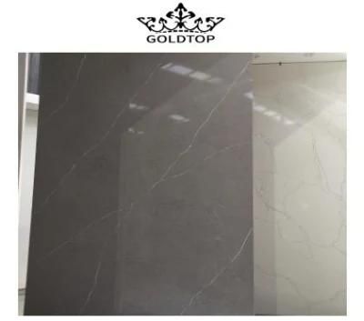 Expert Temper Polished/Honed/Leather Finish Calacatta Stone Slabs/Tiles Artificial Quartz for Kitchen/Bathroom Tops