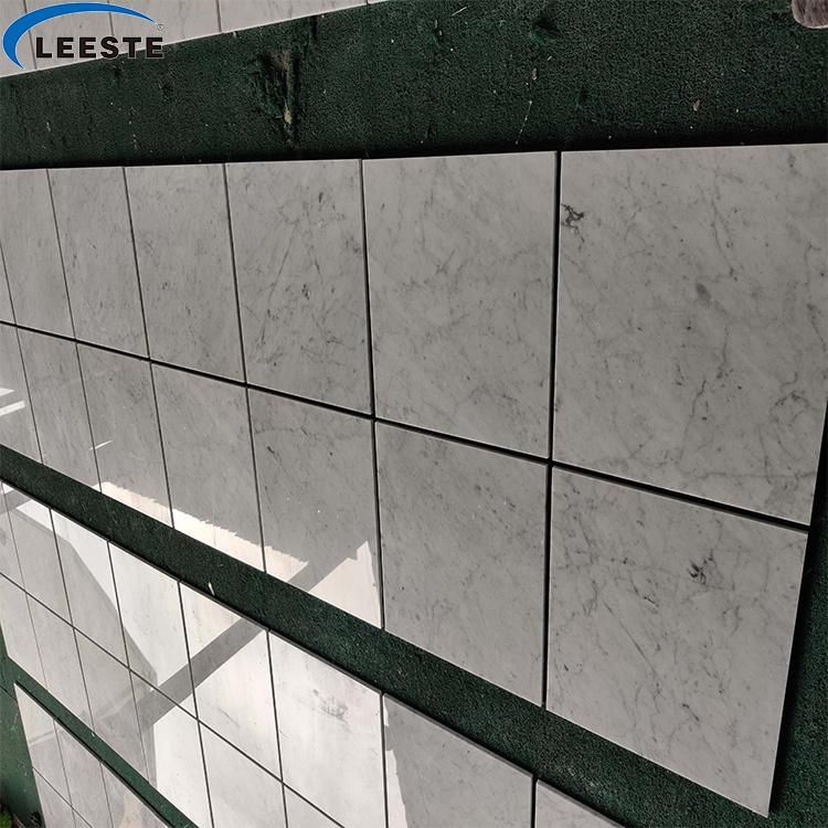 Popular Natural Bianco Carrara White Marble Slab and Tile for Hotel Wall Floor Decorate