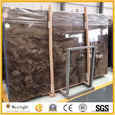 Imported Turkey Brown Moon Valley Marble for Tiles, Countertops, Slabs