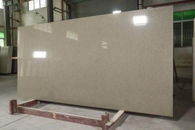 Brown Color Cararra Artificial Engineered Quartz Stone Countertop/Vanity Top/Work Top Slab