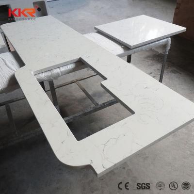 Modern Artificial Stone Solid Surface Vanity Top for Hotel Bathroom 0507