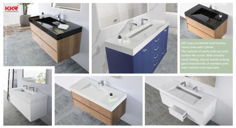 Artificial Stone Acrylic Solid Surface Bathroom Vanities
