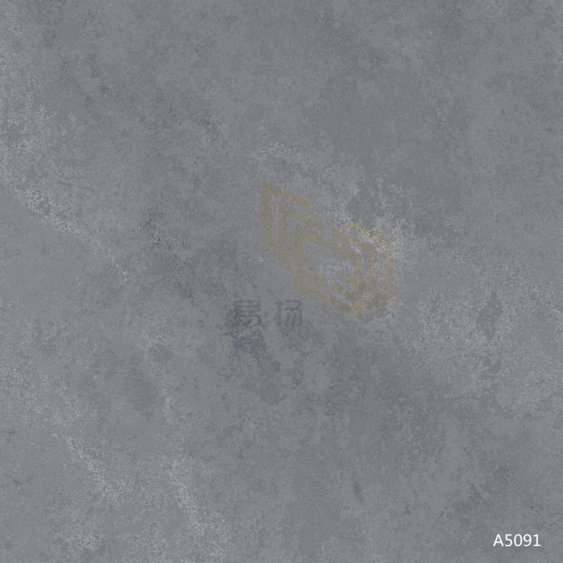 Custom Concrete Look Grey Quartz Stone for Worktop/Countertops/Island/Kitchen Top