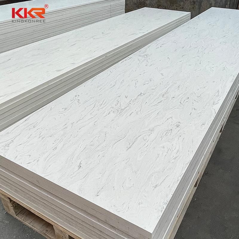 Marble Look Faux Stone Acrylic Solid Surface Worktops