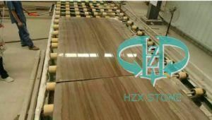 China Polished Yellow Wood Grain/Wooden Yellow Marble for Wall