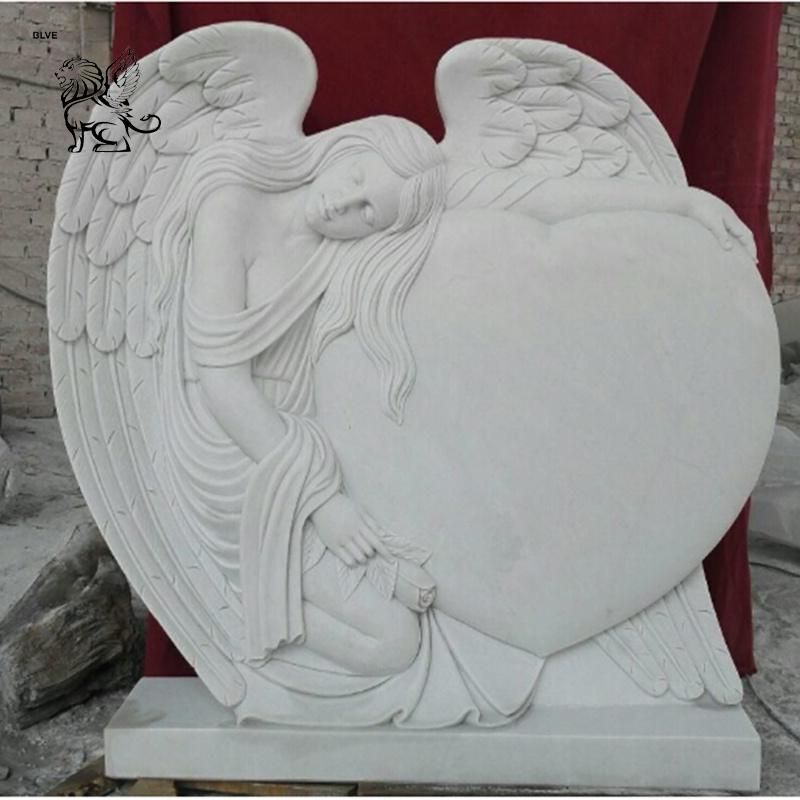 Factory Price Wholesale Hand Carving Marble Granite Angel Tombstone MTB-01
