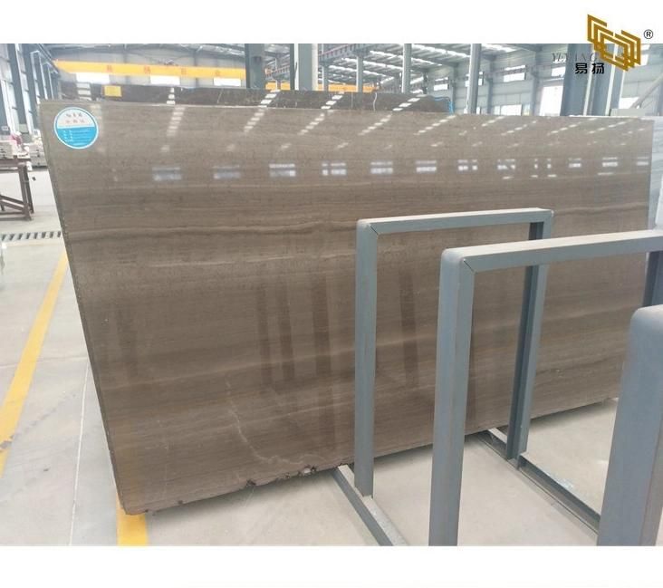Natural Marble for Floor Tile/Slab Grey/Black/Wood/Brown Countertop/Vanity/Worktop/Island Wholesale