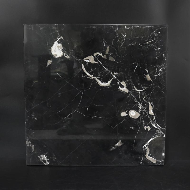 Bring Support Square Luxury Modern Black Marble Stone Countertop Living Room Furniture Marble Table Coffee Table Dining Table