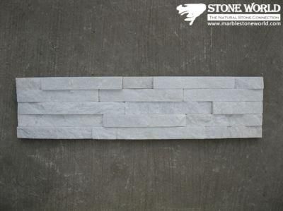 Pure White Quartz Ledgestone for Wall Panel (CS023)