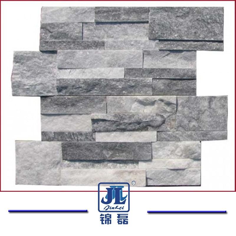 Natural Black/ Grey/White/Rusty/Pink/Green Quartzite Nature Culture Stone Stacked Slate for Wall Panels 18 X35mm