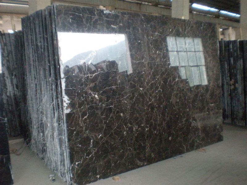 Dark Emperador Marble Stone Slabs and Tiles