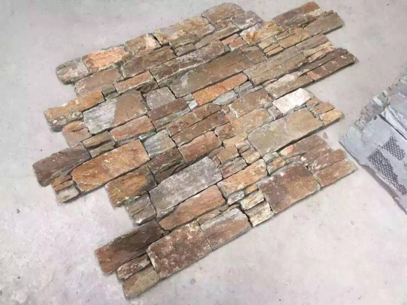 Limestone Paving The Outdoor Wall - Different Shapes
