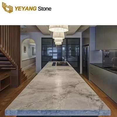Chinese Natural Polished Grey Marble for Kitchen Countertops