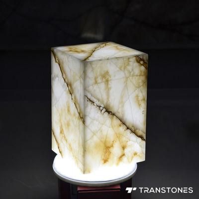 Translucent Onyx Artificial Decorative Stone for Lighting Box Alabaster Onyx Marble