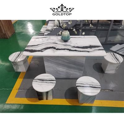 Modern Best Selling Low Price White Table Tops Natural Marble Table