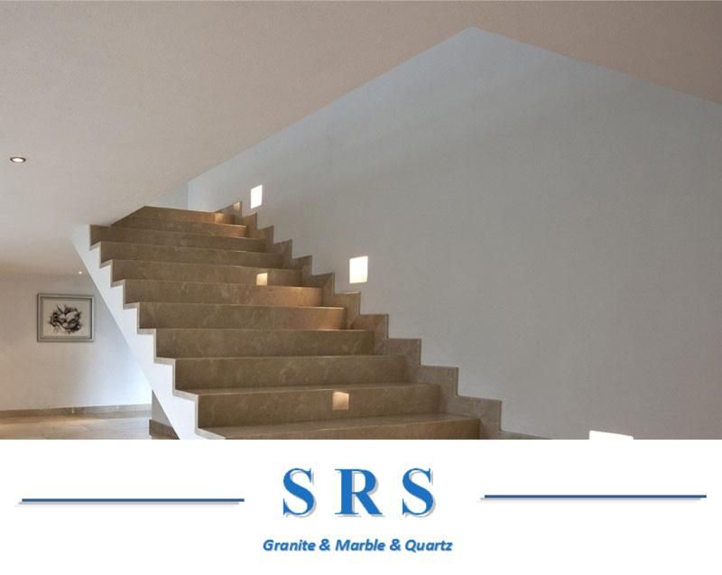 White/Beige/Yellow Granite Stairs for Floor/Upstair Interior/Outterior