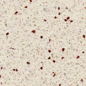 Kf-105 Zircon Vanity Tops Prefabricated Engineered Quartz Stone