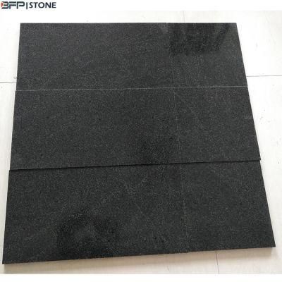 G654 Padang Dark Black Polished/Flamed/Honed Natural Granite Stone Floor Tile