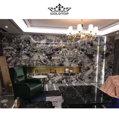 Marmor Stone White Marble with Green Veins for Flooring Tile, Wall Tile Decoration