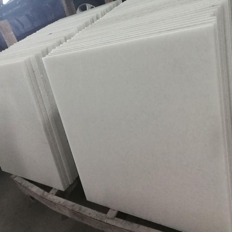 Crystal White Marble Natural Superior White Marble Tile Flooring Slab Natural Stones Tiles Pure Crystal White Marble