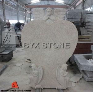 Adorable European Monument with Carved Angel