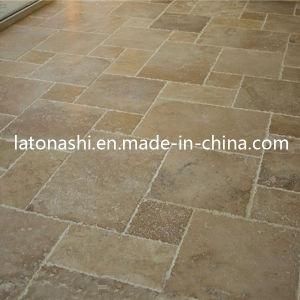 Natural Stone Travertine Tile Flooring for Paving, Paver, Landscape, Kitchen