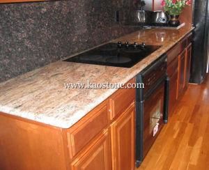 Pure White Artificial Stone Kitchen Countertop for Table