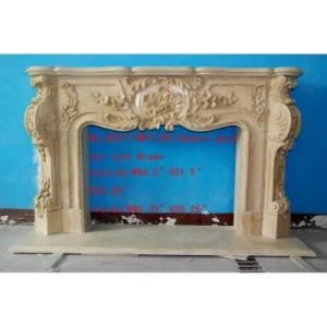 New Indoor Artificial Marble Antique French Stone Fireplaces