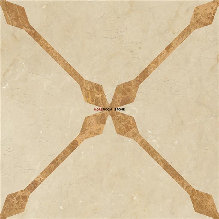 Fashion Good Price Waterjet Marble Tile