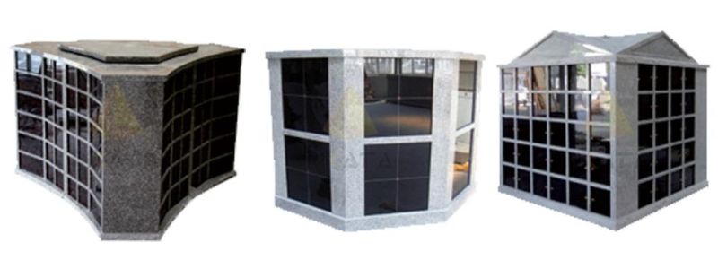 42 Niches Single Sides Granite Columbaria for Tombstone/Momument/Gravestone/Memorial