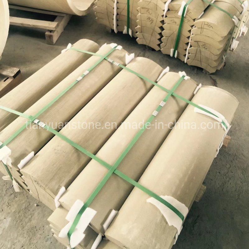 Simple Design Beige Sandstone/Marble Roman Column