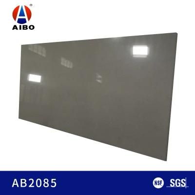 Speckled Grey Quartz Slab for Durable Wall Panel