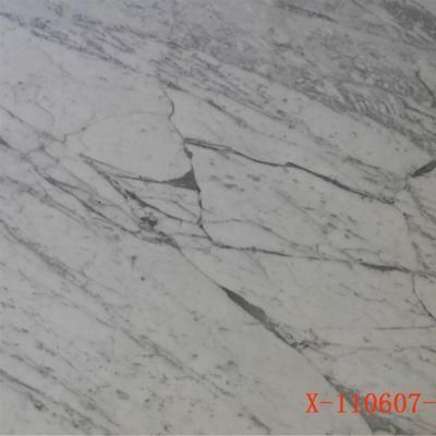 Snow White Polished Marble Slabs for Interior Flooring Wall Decoration